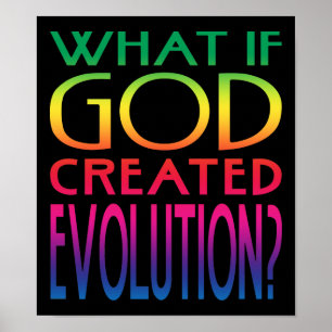Pôster E se Deus Criou a Evolução? Design Inteligente