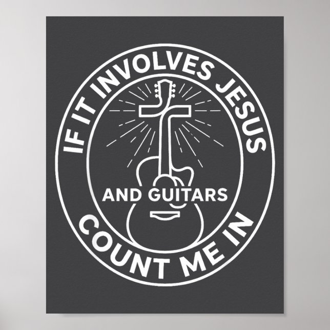 Poster E Se Envolve Guitarras Jesus (Frente)