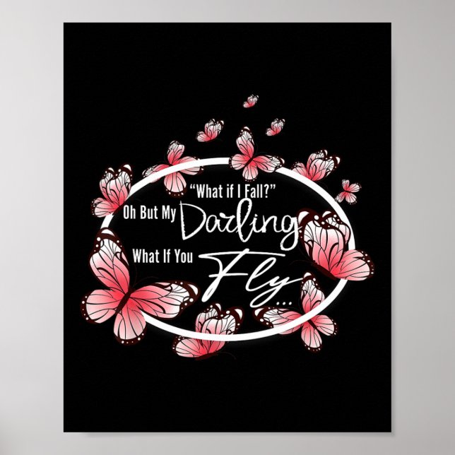 Poster E Se Eu Cair No Fall Autumn, Ação De Graças (Frente)