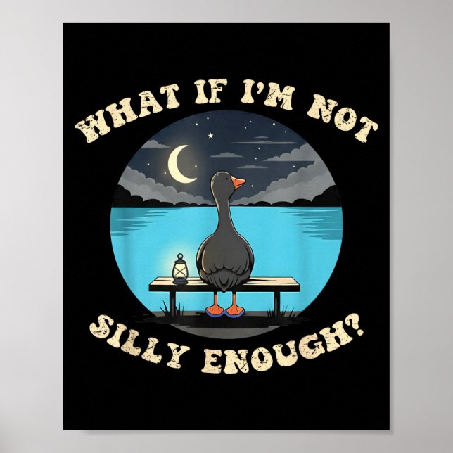 Poster E se não for bobo o suficiente - ditado engraçado  (Frente)