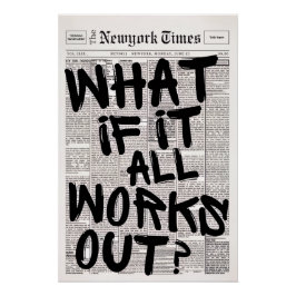 Pôster E se tudo der certo motivacional