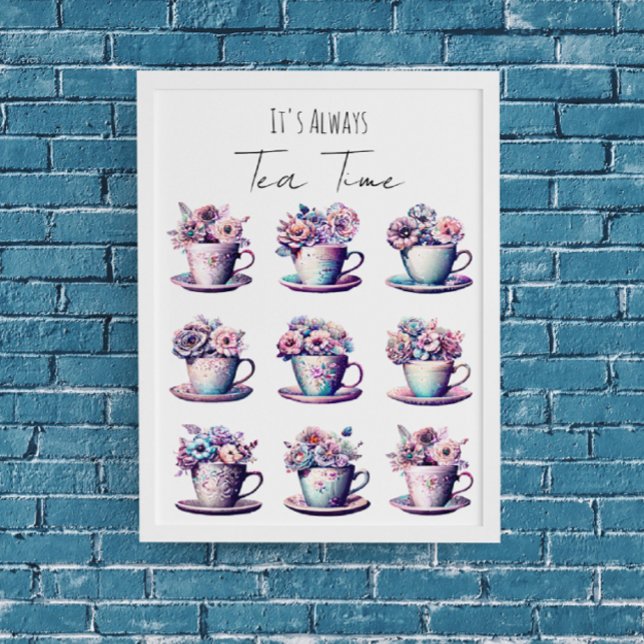 Pôster É sempre tempo do chá (Criador carregado)