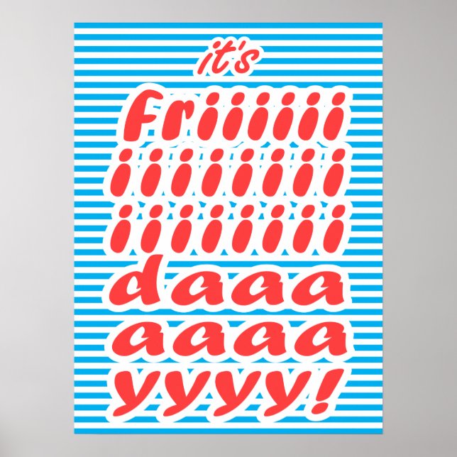 Poster É sexta-feira (Frente)