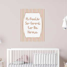 Poster É Tão Bom Estar Em Casa