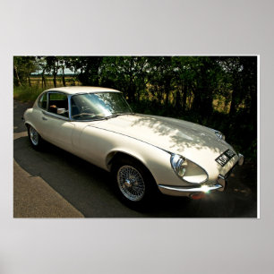 Pôster E-Tipo jaguar