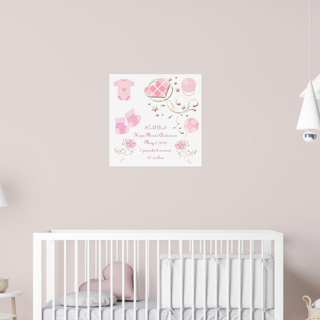 Pôster É um anúncio de um bebê novo (Berçário 2)