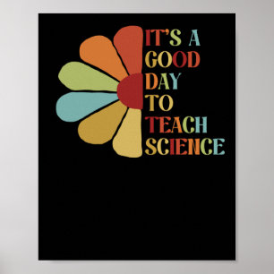 Poster É Um Bom Dia Ensinar Ciência.