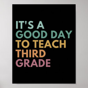 Poster É Um Bom Dia Para Ensinar Professores Do Terceiro 