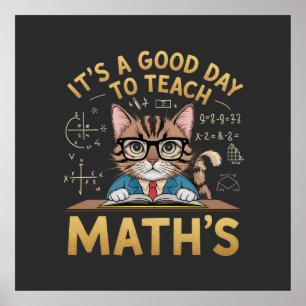 Poster É um bom dia para ensinar professores que inspiram