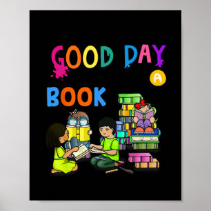 Poster É Um Bom Dia Para Ler Um Clube De Leitura De Livro