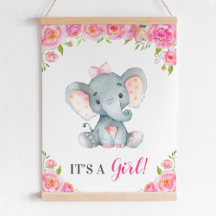 Poster É um Chá de Elefante Rosa, borrifado