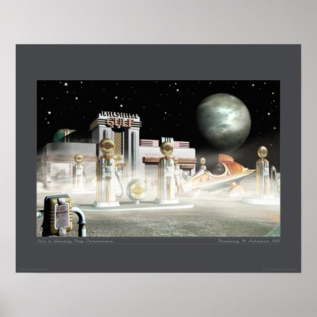 poster "É um dia adorável amanhã" (20x16") (Frente)