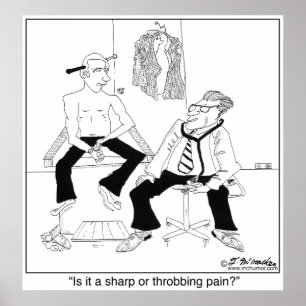 Pôster É um Sharp ou uma dor Throbbing?