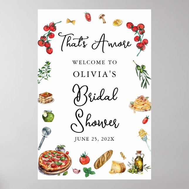 Poster É um sinal mais Chá de panela de boas-vindas (Frente)