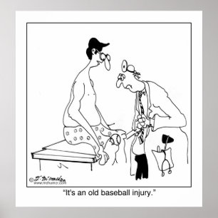 Pôster É um velho ferimento com beisebol