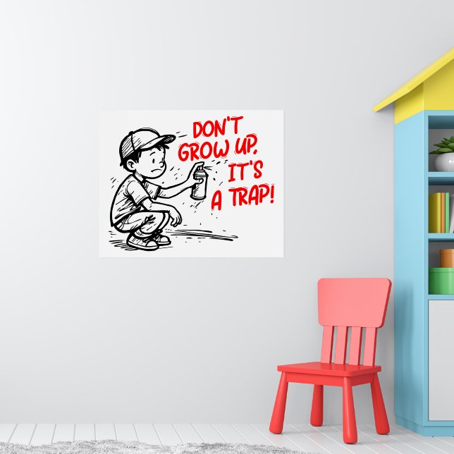 Poster É uma armadilha (Berçário 1)