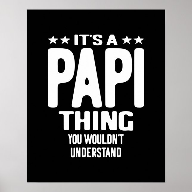 Poster É uma Coisa do Papi | Padre Gift (Frente)