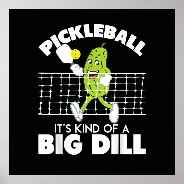 Poster É uma coisa meio importante - Remo de pickleball e (Frente)