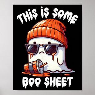 Poster É Uma Folha Engraçada Ghost Spooky Season Hallow?