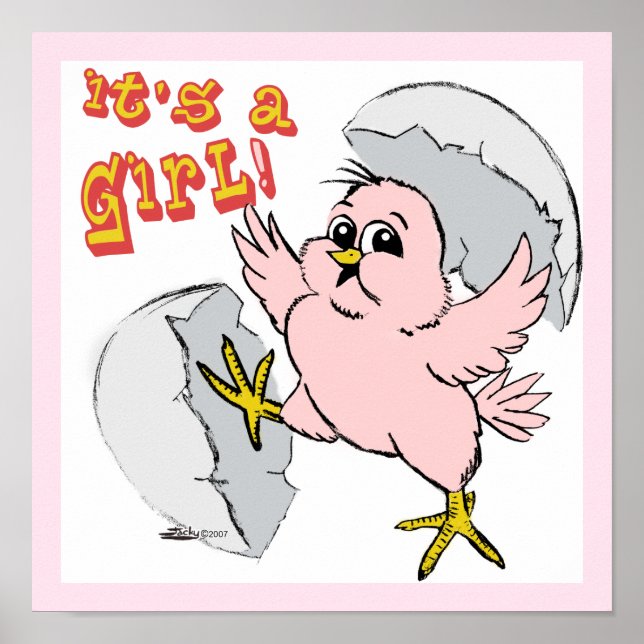 Poster É uma garota! (Frente)