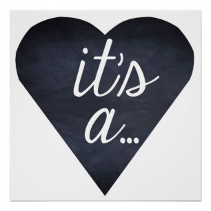 Pôster É uma revelação de gênero, rapaz ou rapariga, caix