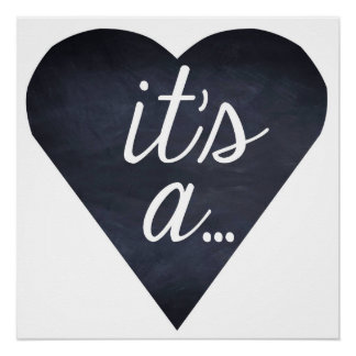 Pôster É uma revelação de gênero, rapaz ou rapariga, caix