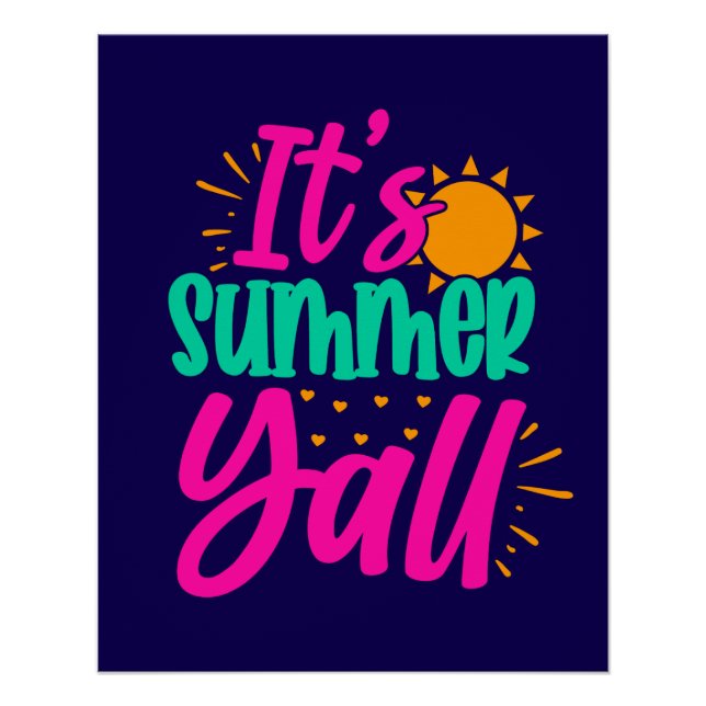 Pôster É Verão Y'all-54808 (Frente)