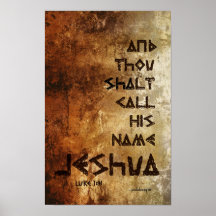 E Você Shalt Chamar... Jeshua (Escritura: Luke 1: