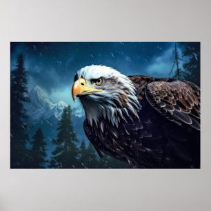 Poster Eagle Animal Bird - Soberania Selvagem