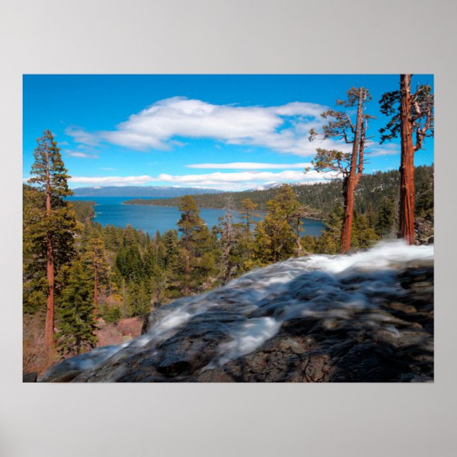 Poster Eagle Creek Falls, Lago Sul Tahoe (Frente)