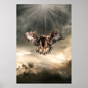 Pôster Eagle dourado