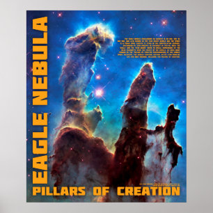 Poster Eagle Nebula - Pillars of Creation