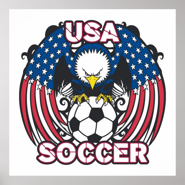 Poster Eagle USA Soccer (Frente)
