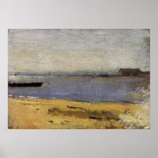 Poster Eakins - Cena do Rio Delaware, 1881 (Frente)