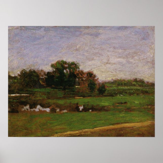 Poster Eakins - Estudo Para Os Prados (Frente)