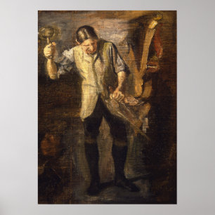 Poster Eakins - Estudo Para Rush