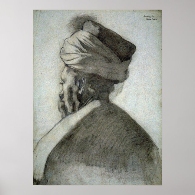 Poster Eakins - Homem de turbante (Frente)