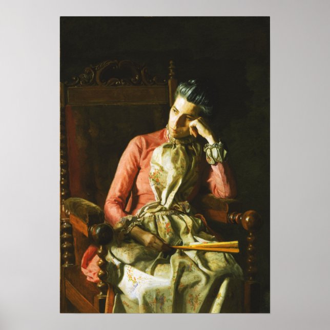 Poster Eakins - Senhorita Amelia Van Buren (Frente)