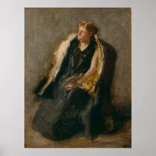 Poster Eakins - Sra. Hubbard 1895