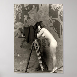 Poster Early 1900s French Postcard