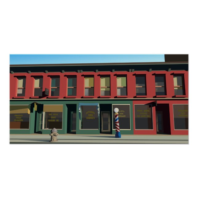 Pôster Early Sunday Morning (Frente)