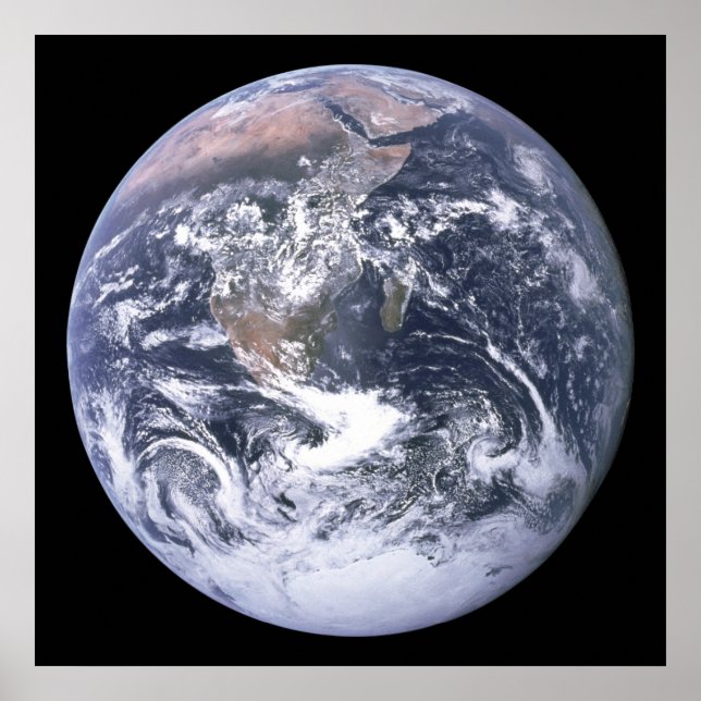 Pôster Earth - Apollo 17 Photo (Frente)