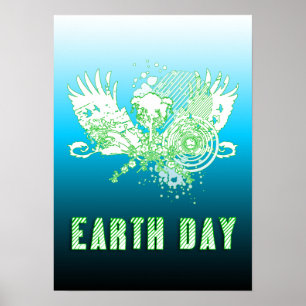 Pôster earth day : hi-fi tree
