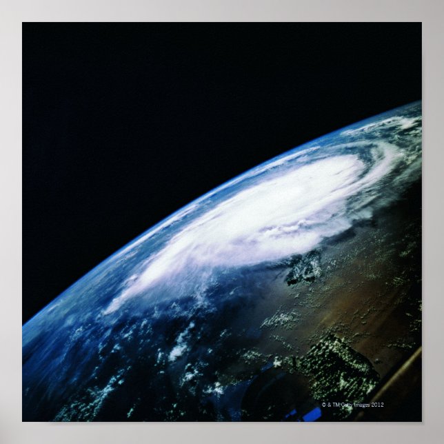 Pôster Earth from Satellite 3 (Frente)