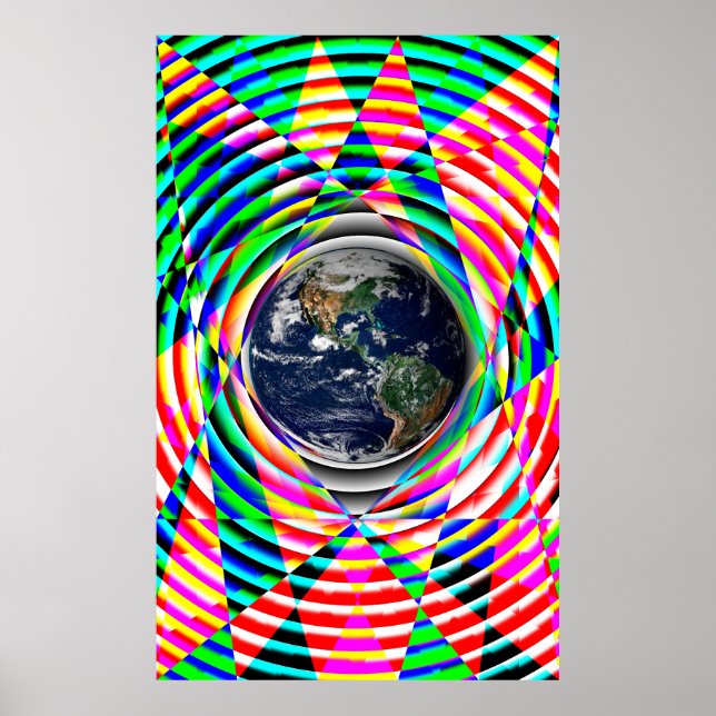 Pôster Earth Vibes de Kenneth Yoncich (Frente)