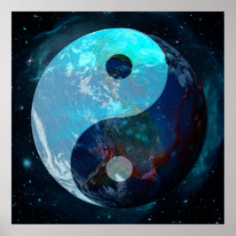 Pôster Earth Yin Yang