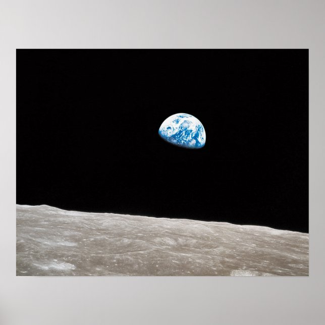 Poster Earthrise William Anders (Frente)