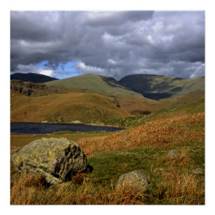 Pôster Easedale Tarn Cumbria Inglaterra