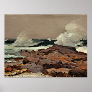 Poster East Point, belas artes por Winslow Homer
