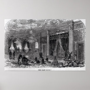 Poster East Room of the White House During the Civil